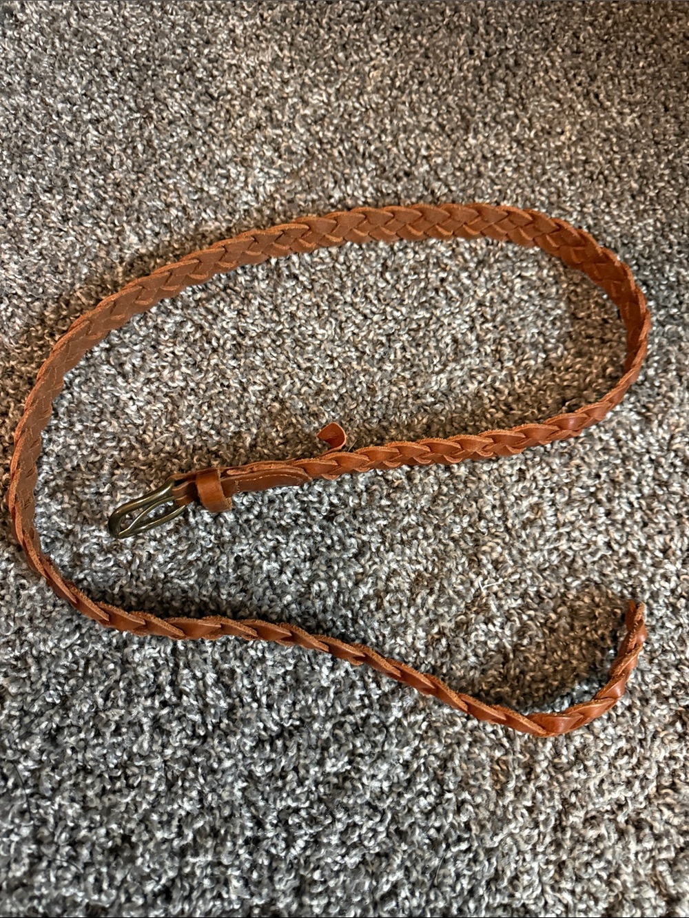 Madewell leather braided belt